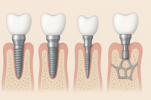 tipos de implantes dentales y precios